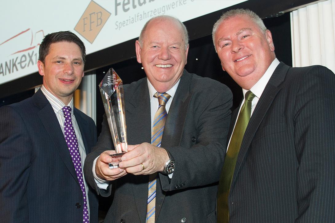 Hanson Cement wins annual tanker award. Hanson Cement won the tanker safety award at the annual Tip-ex and Tank-ex awards which celebrate outstanding achievements in the tipper and tanker sectors.