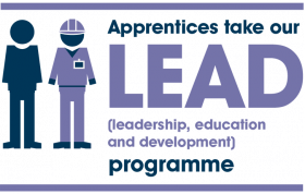 Apprentices take our LEAD programme. Apprentices take our LEAD programme.